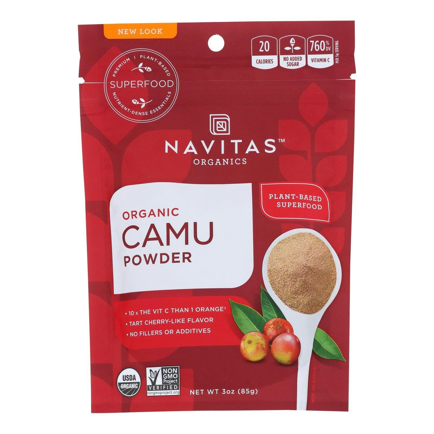 Navitas Naturals Camu Powder - Organic - Raw - 3 oz (Pack of 6)