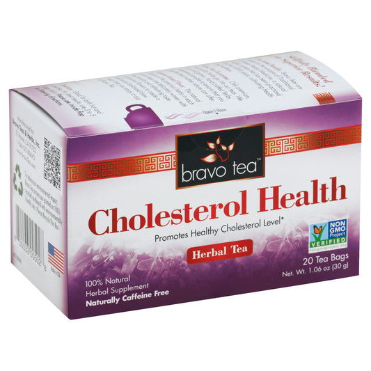 Bravo Teas Tea Chlesterol Health 20 Bg Pack of 6