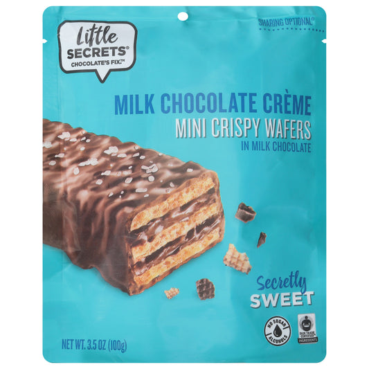 Little Secrets Llc Wafer Milk Chocolate Sea Salt 3.5 Oz Pack of 6