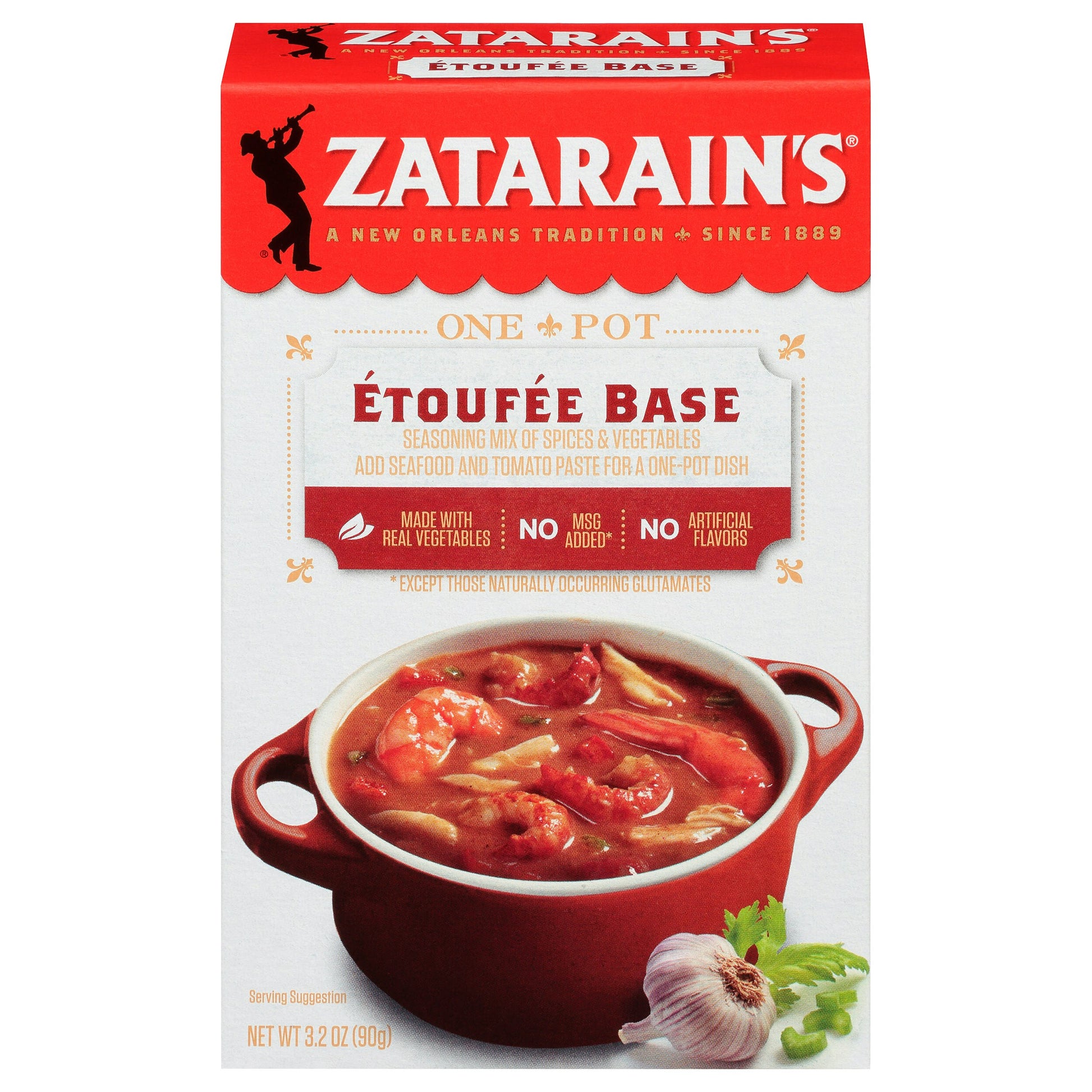 Zatarain's Mix Base Etouffee 3.2 Oz Pack of 12