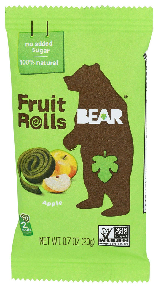 Bear Yoyo Fruit Roll Apple Single 0.7 oz (Pack of 12)