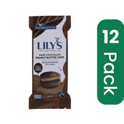 Lilys - Peanut Butter Cup Dark Chocolate 2 (Pack 1.25 oz (Pack of 12)