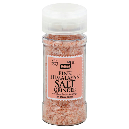 Badia Grinder Pink Himalayan Salt 4.5 Oz Pack of 8