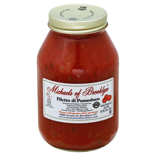 Michaels Of Brooklyn Sauce Filetto De Pomodoro G 32 oz (Pack of 6)