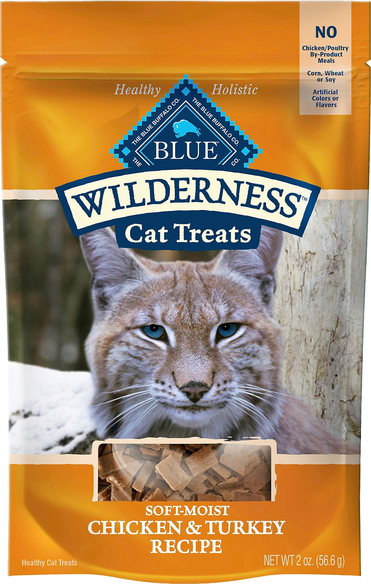 Blue Buffalo Cat Treats Chicken & Turkey 2 Oz Pack of 12