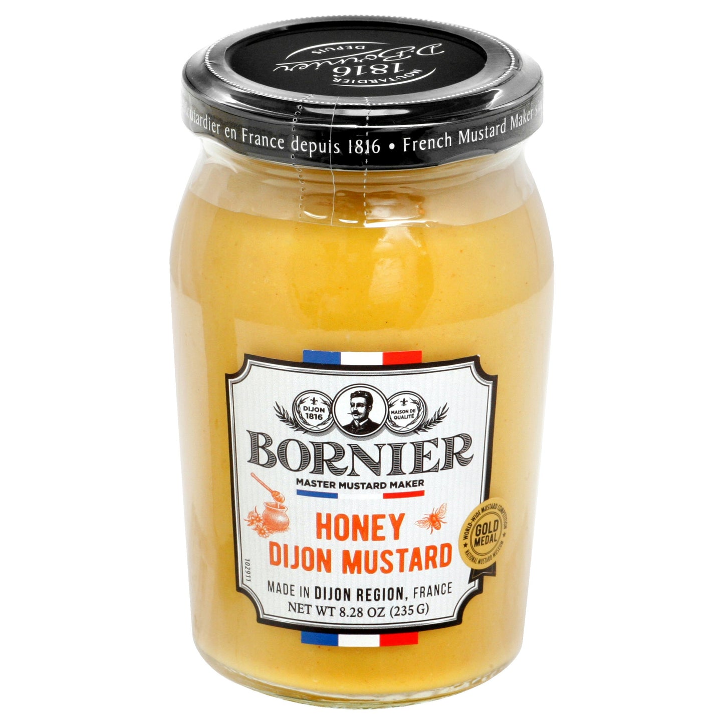 Bornier Mustard Honey 8.28 oz (Pack of 6)