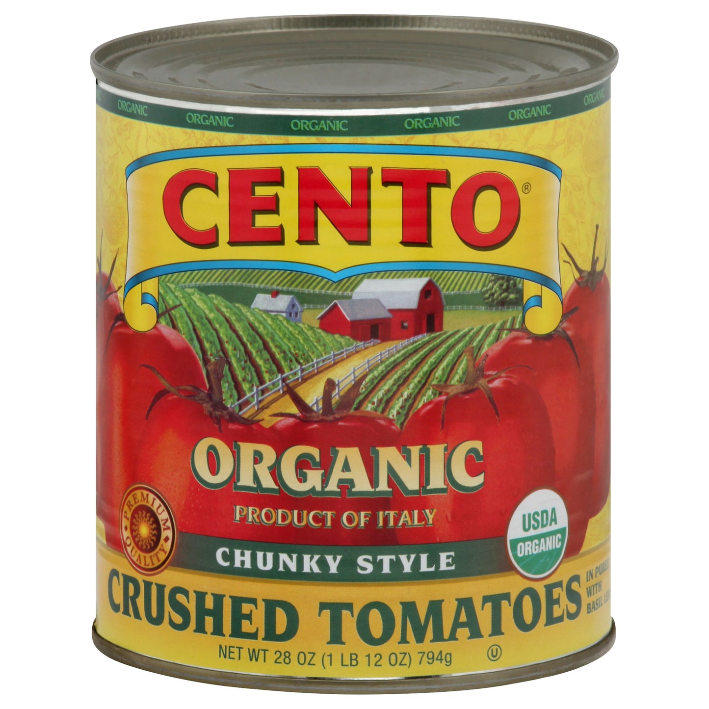 Cento Tomato Crushed Organic 28 oz (Pack of 6)