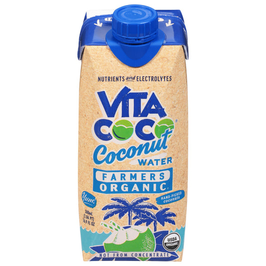 Vita Coco Water Coconut Farmers Organic 16.9 Fl Oz (Pack of 12)