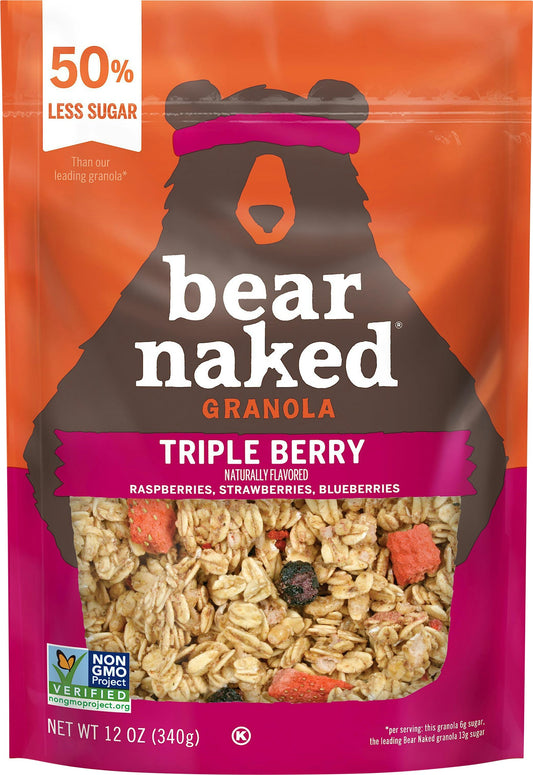 Bear Naked Granola Triple Berry Crunch 12 Oz (Pack of 6)