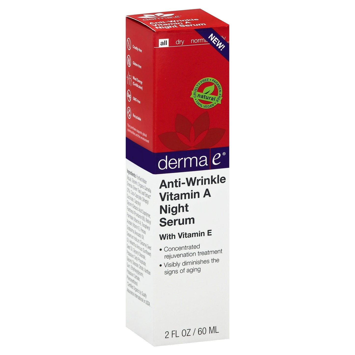 Derma E Serum Regenerative Anti Ageing 2 Oz