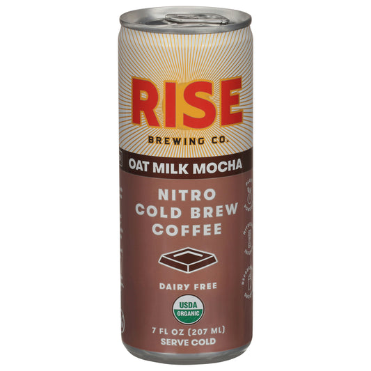 Rise Brewing Co Cold Brew Nitro Mocha Organic 7 FO (Pack of 12)