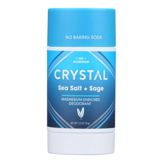 Crystal - Deodorant Stick Magnesium Sea Salt & Sage - 2.5 oz