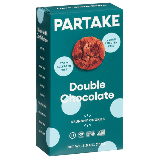 Partake Foods Cookie Double Chocolate Chip 5.5 Oz (Pack of 6)