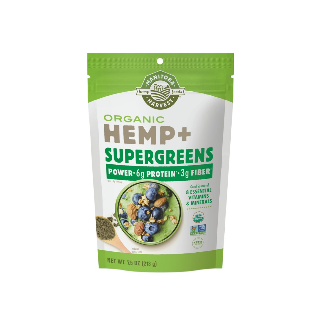 Manitoba Harvest - Hemp & Supergreens Powder 7.5 Oz Pack of 1