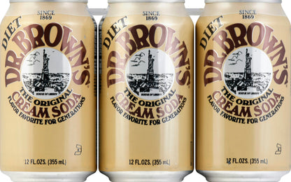 Dr Browns Soda Diet Crème 72 Oz Pack of 4