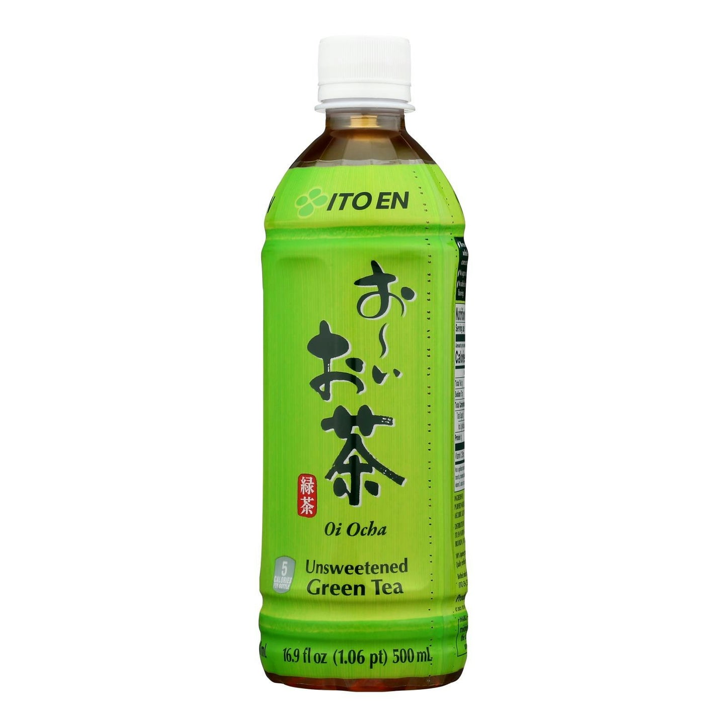 ITO EN Green Tea Oi Ocha Unsweetened - 16.9 Fl. oz (Pack of 12)