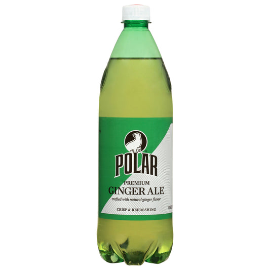 Polar Mixers Soda Ginger Ale 33.8 Fo Pack of 12