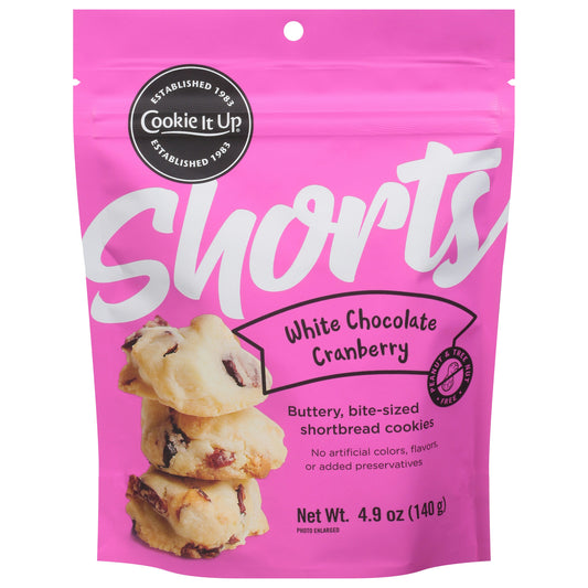 Shorts White Chocolate Cranberry Shortbread 4.9 Oz Pack of 6