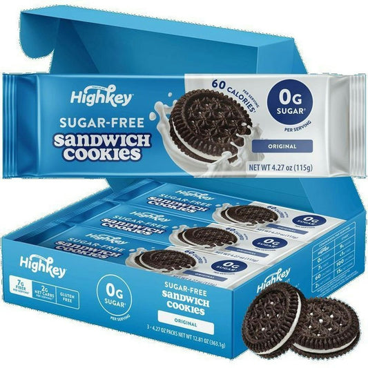 Highkey Sandwich Cookies - 4.27 Ounce (Pack of 9)