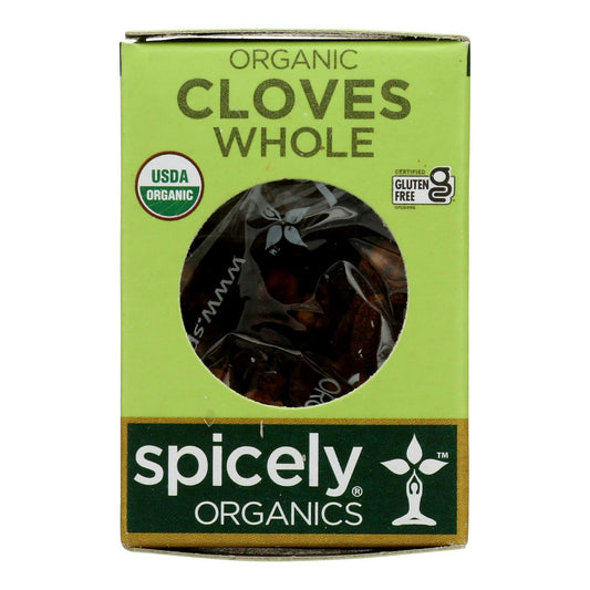 Spicely Organics - Organic Cloves Gluten Free - Whole .15 oz (Pack of 6)