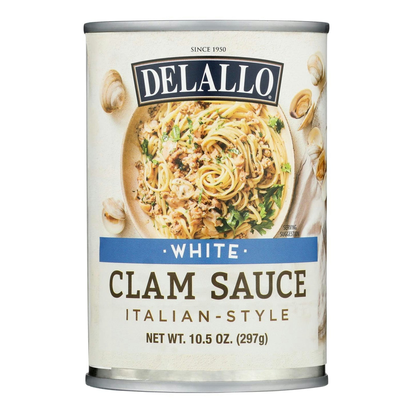 Delallo White Clam Sauce 10.5 fl oz (Pack of 12)