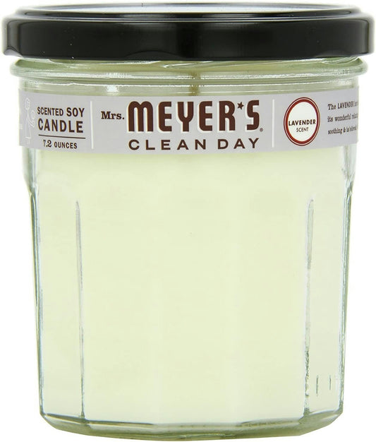 Mrs. Meyer's Clean Day - Soy Candle - Lavender 7.2 oz (Pack of 6)