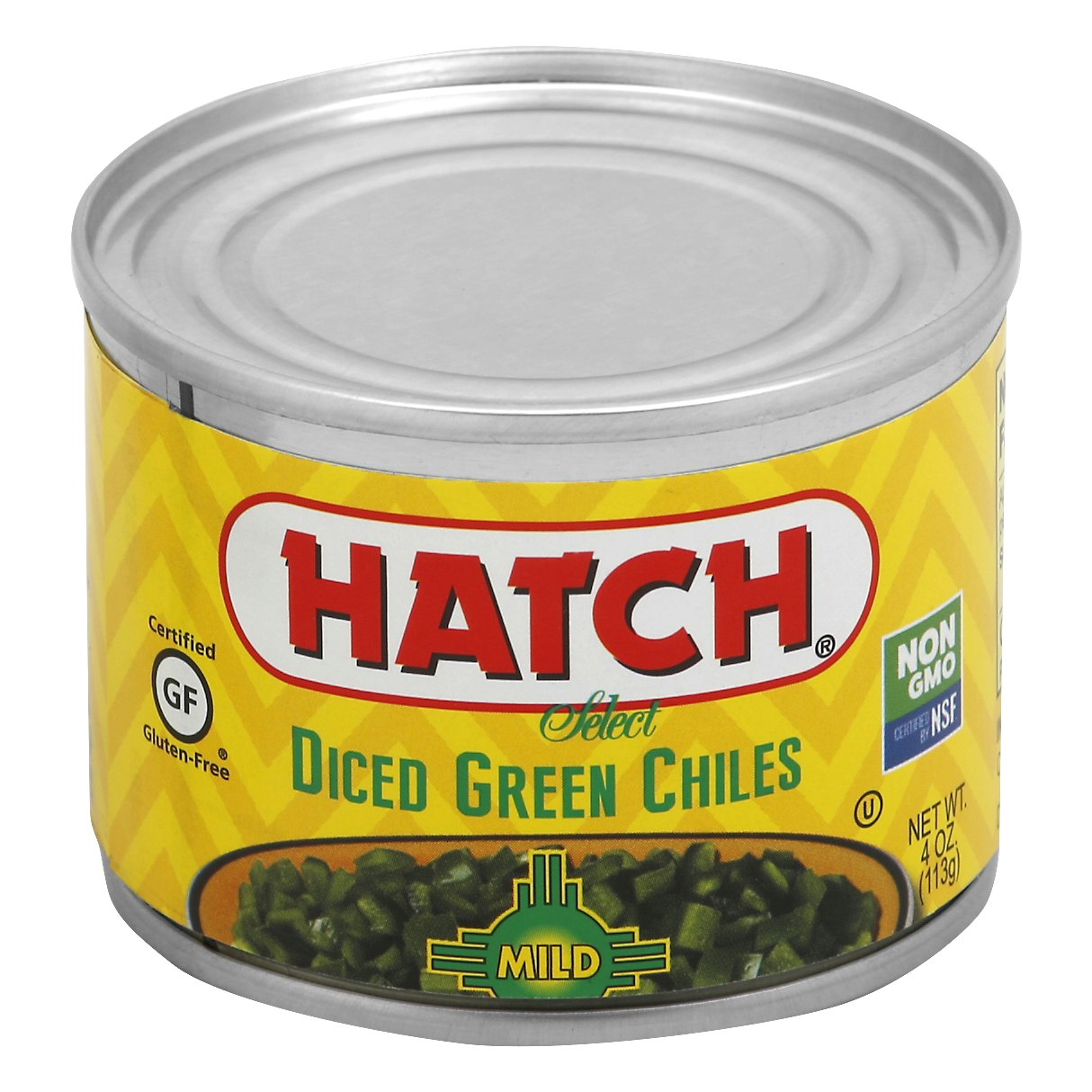 Hatch Green Chili Dice Mild 4 oz (Pack of 24)