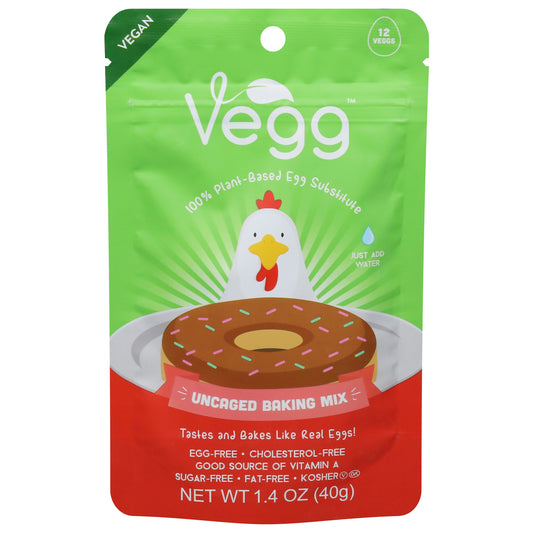 The Vegg Uncaged Baking Mix  1.4 Oz (Pack Of 12)