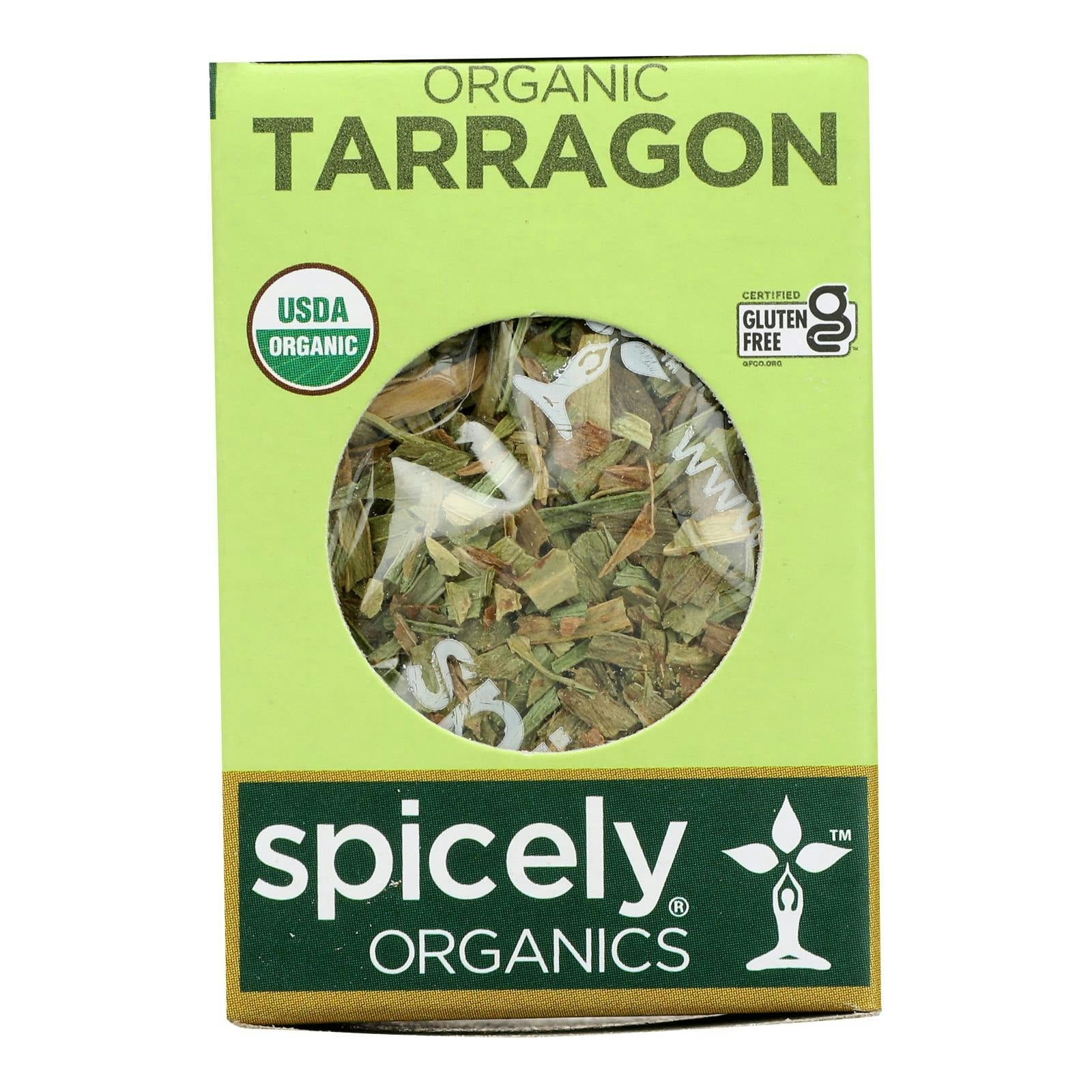 Spicely Organics - Organic Tarragon Gluten Free 0.1 oz (Pack of 6)