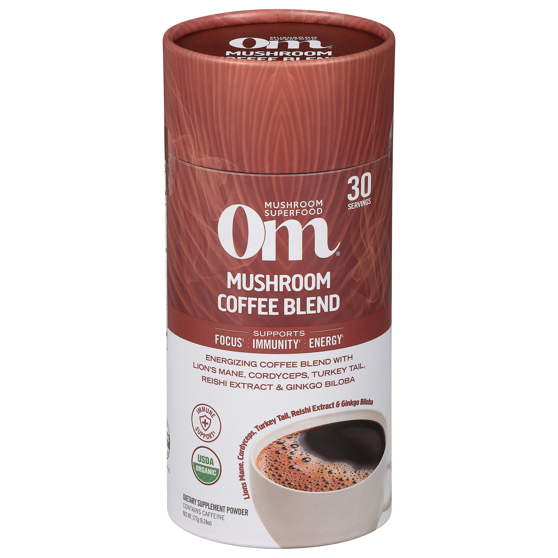 Om Mushrooms Mushroom Blend Coffee 6.24 Oz