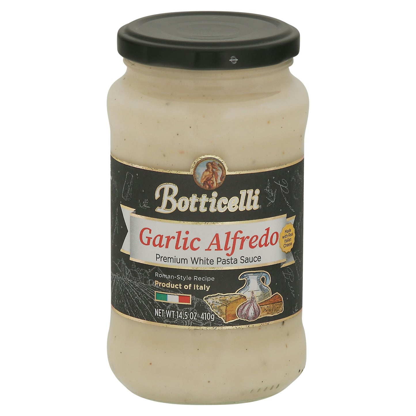 Botticelli Foods Llc Sauce Alfredo Garlic 14.5 oz (Pack of 6)