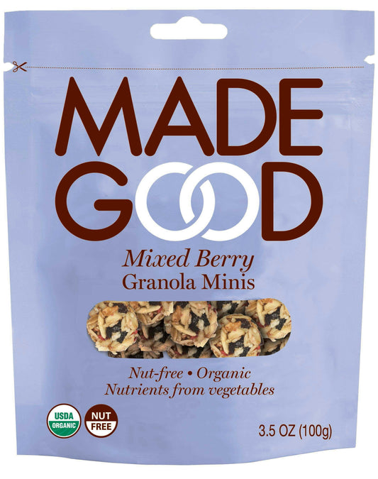 Made Good Minis Mixed Berry Granola 3.5 Oz Pack of 6