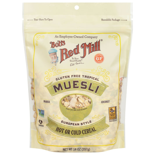 Bobs Red Mill Cereal Muesli Tropical 14 oz (Pack of 4)