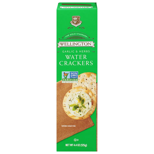 Wellington Cracker Garlic & Herb 4.4 Oz Pack of 12