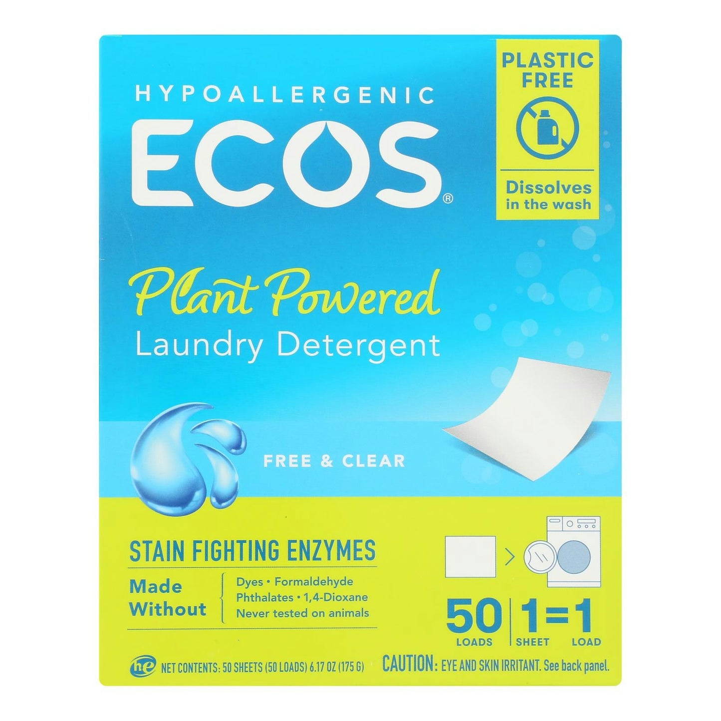 Ecosnext - Laundry Det Free & Clear 50 Count (Pack of 10)