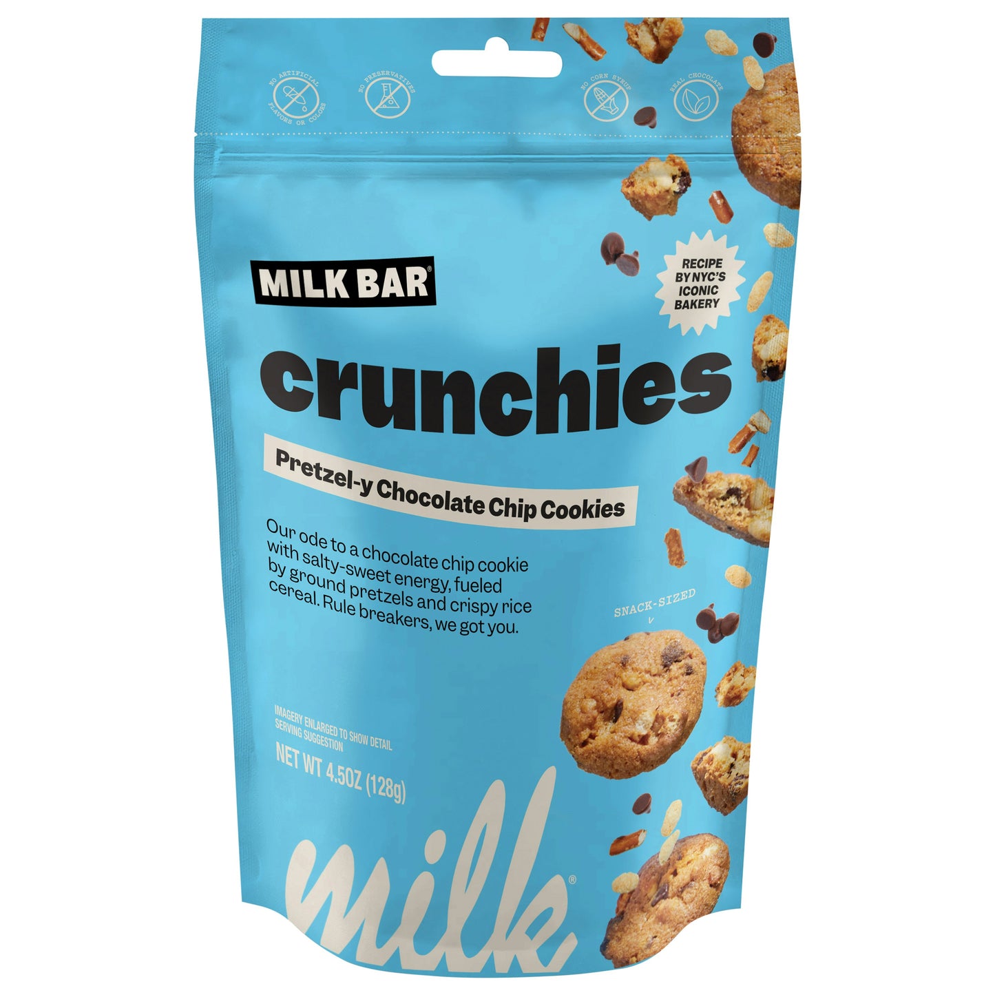 Milkbar Crunchies Pretzel Y Chocchip - 4.5 OZ (Pack of 12)