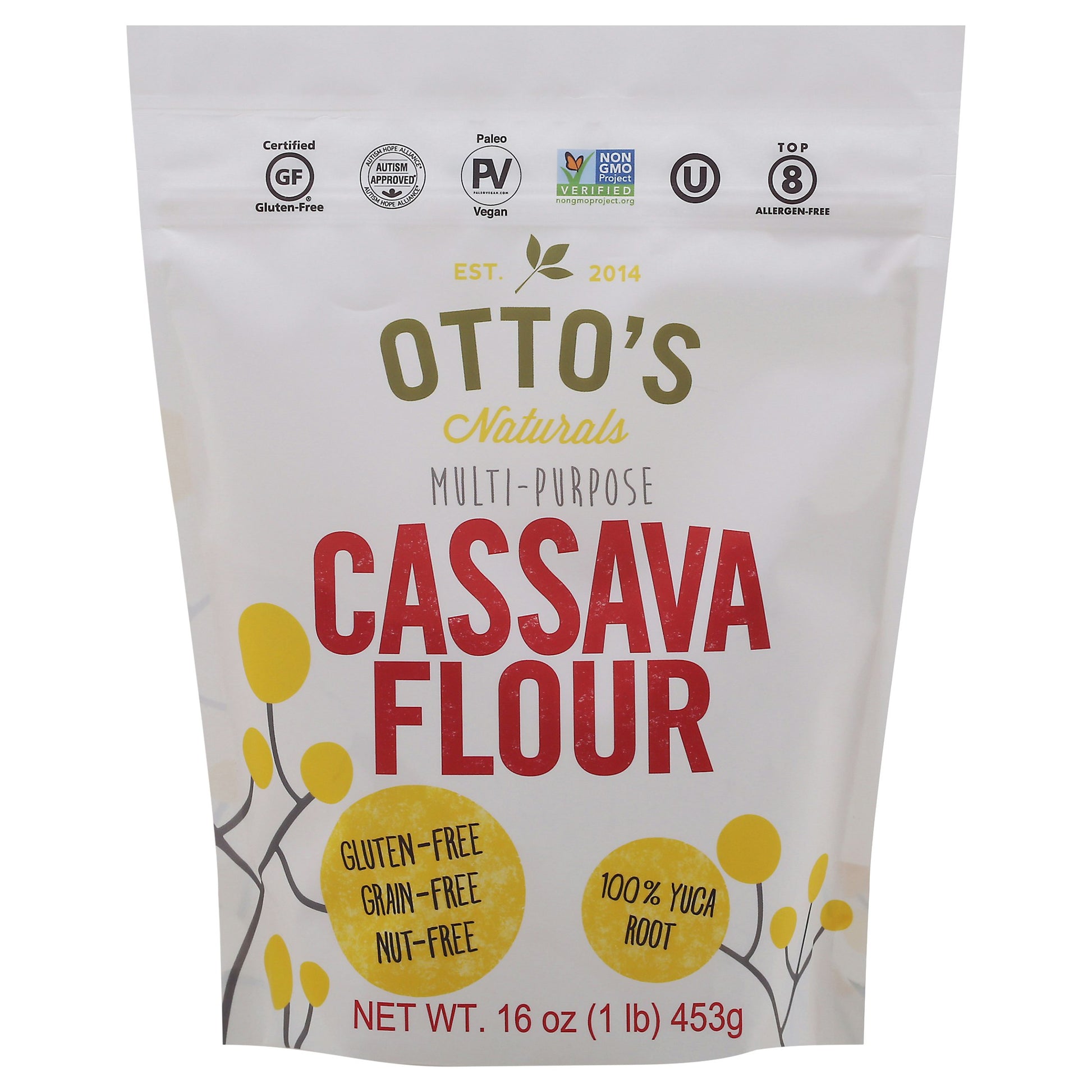 Ottos Naturals Flour Cassava 1 Lb Pack of 4