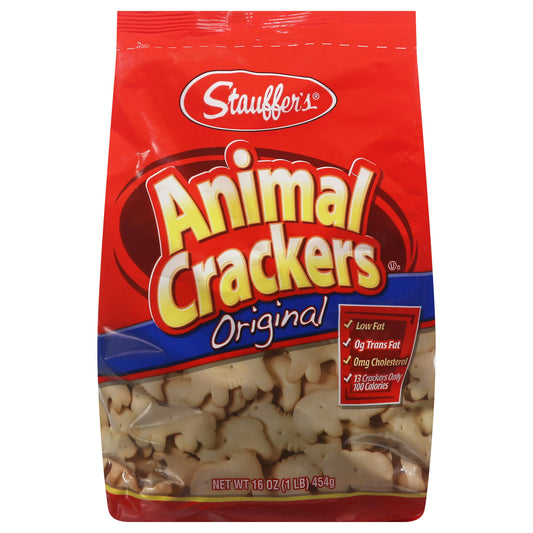 Stauffer Cracker Animal 16 oz (Pack of 12)