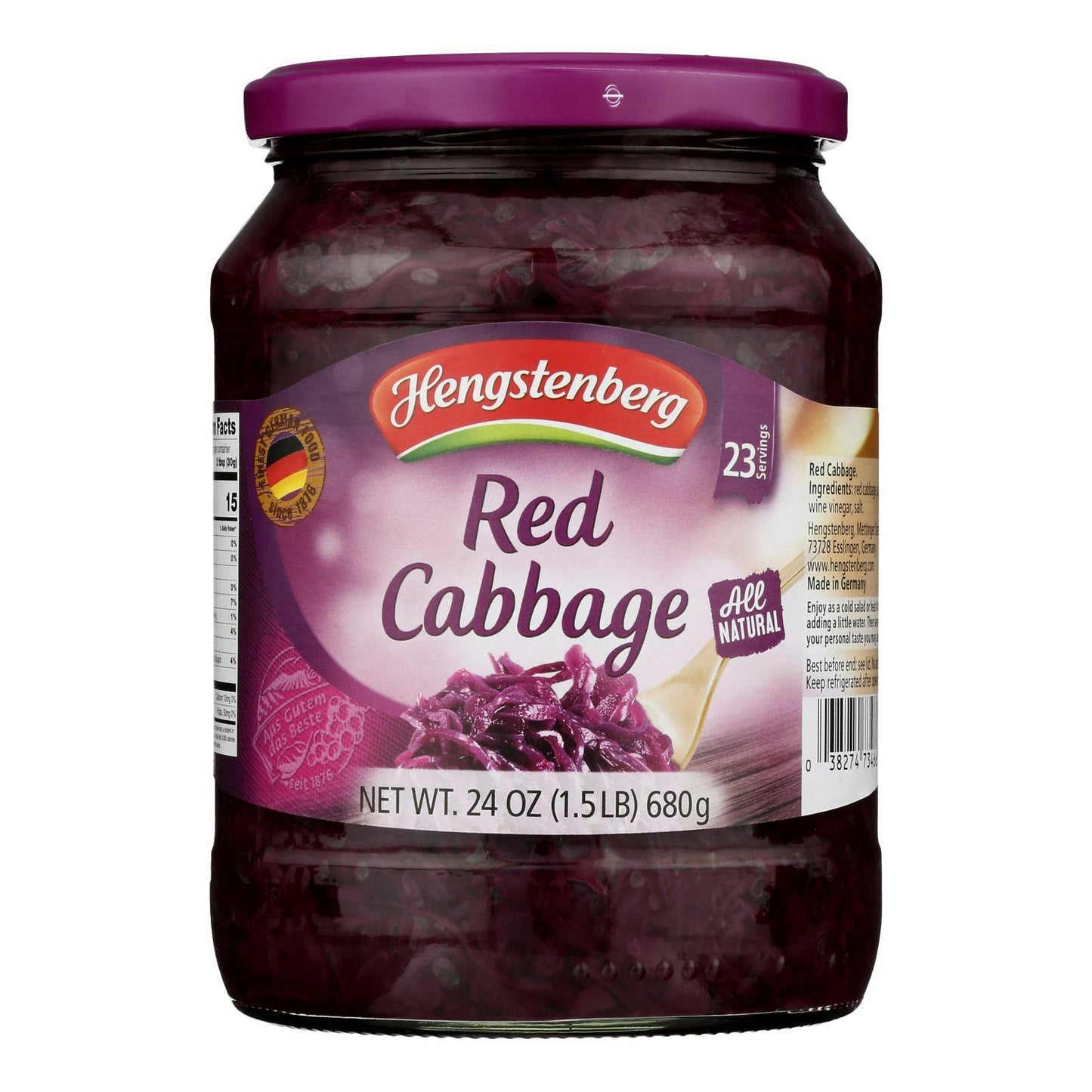 Hengstenberg - Cabbage Red Rotessa 24.3 oz (Pack of 12)