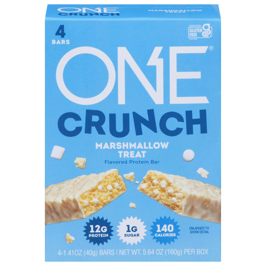 Onebar Bar Crunch Marshmallow Treat 4Ct 160 Gm (Pack Of 6)