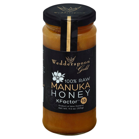 Wedderspoon Honey Raw Manuka 11.5 oz (Pack of 6)