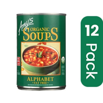 Amy's Alphabet Soup Organic - 14.1 oz (Pack of 12)