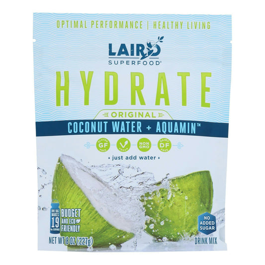 Laird Superfood - Drink Mx Hydrt Cnutwtr Org-8 Oz (Pack of 6)