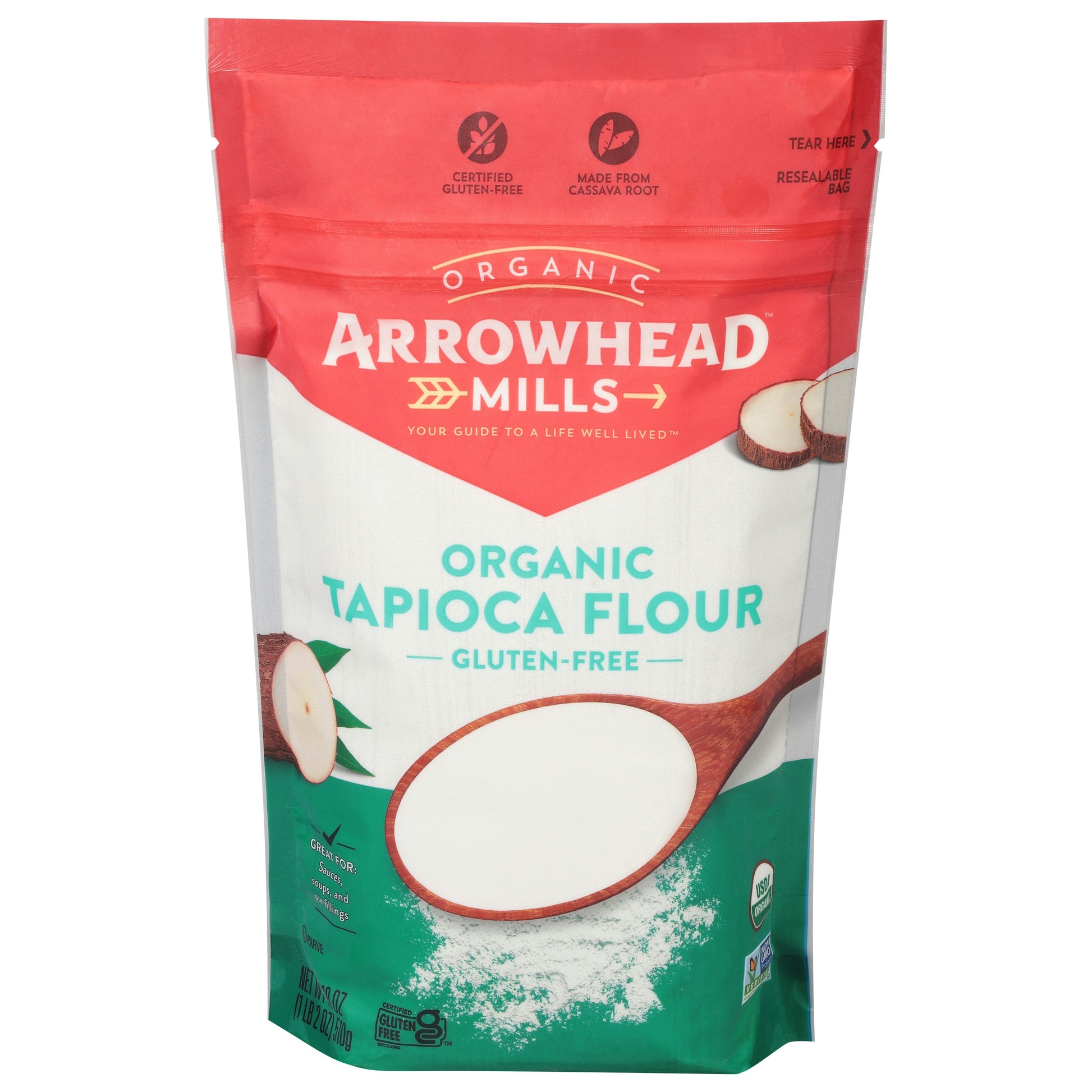 Arrowhead Mills Flour Tapioca 18 oz (Pack of 6)