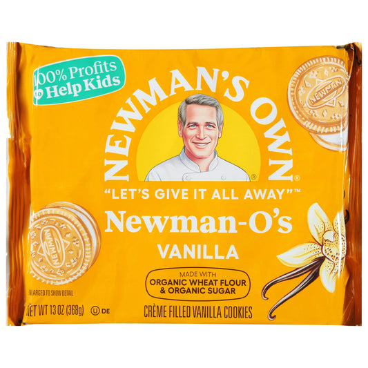 Newmans Own Organic Cookie Vanilla Creme 13 Oz Pack of 6