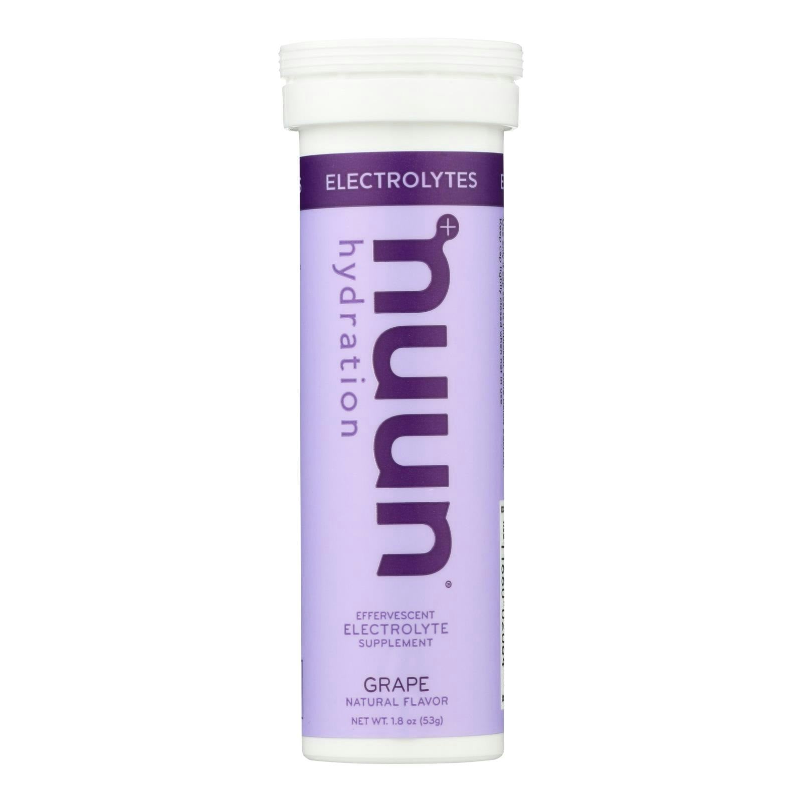 Nuun Hydration Drink Tab - Active - Grape - 10 Tablets (Pack of 8)