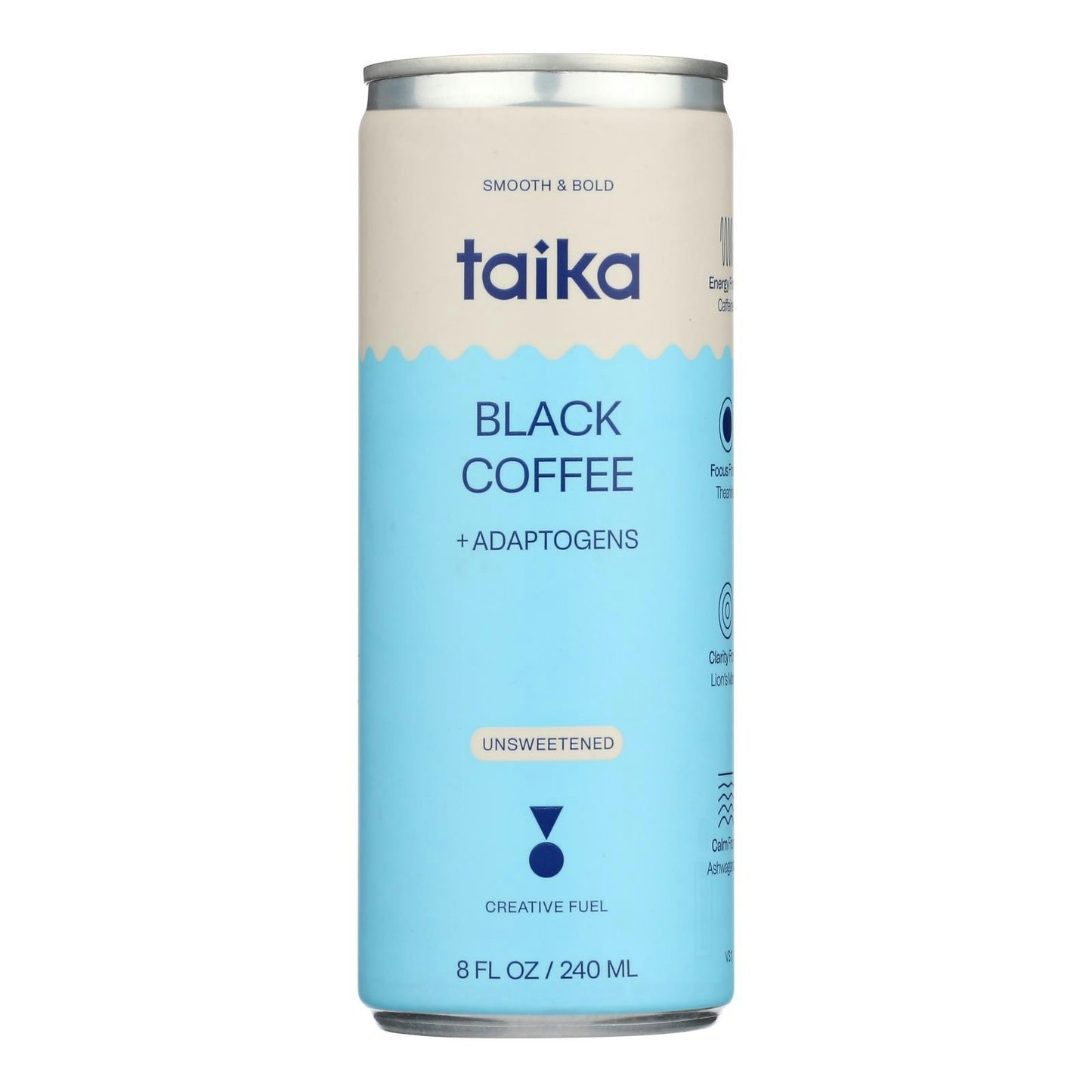 Taika Coffee Black RTD 8 Fo Pack of 12