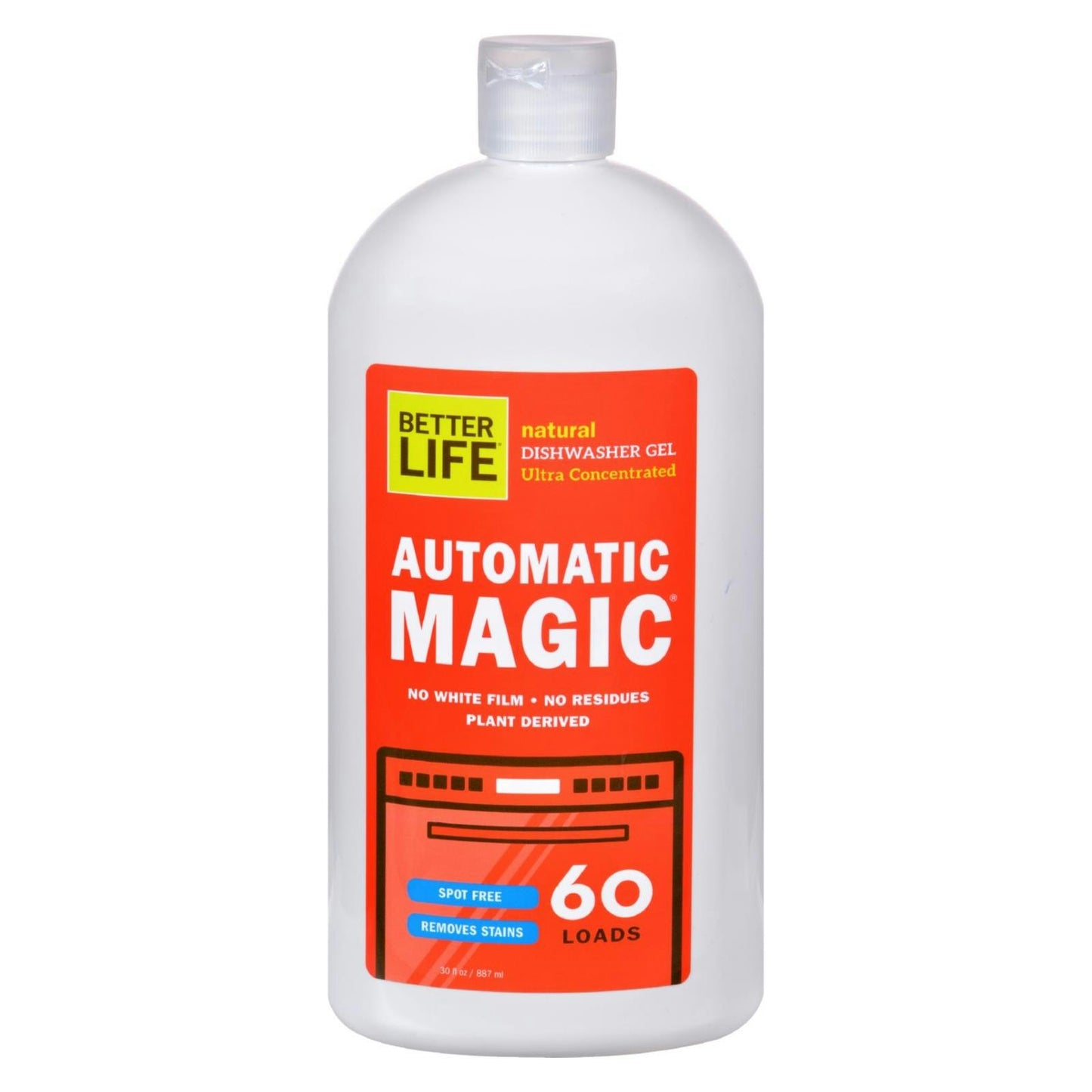 Better Life Automatic Magic Dishwasher Gel 30 Oz Pack of 6