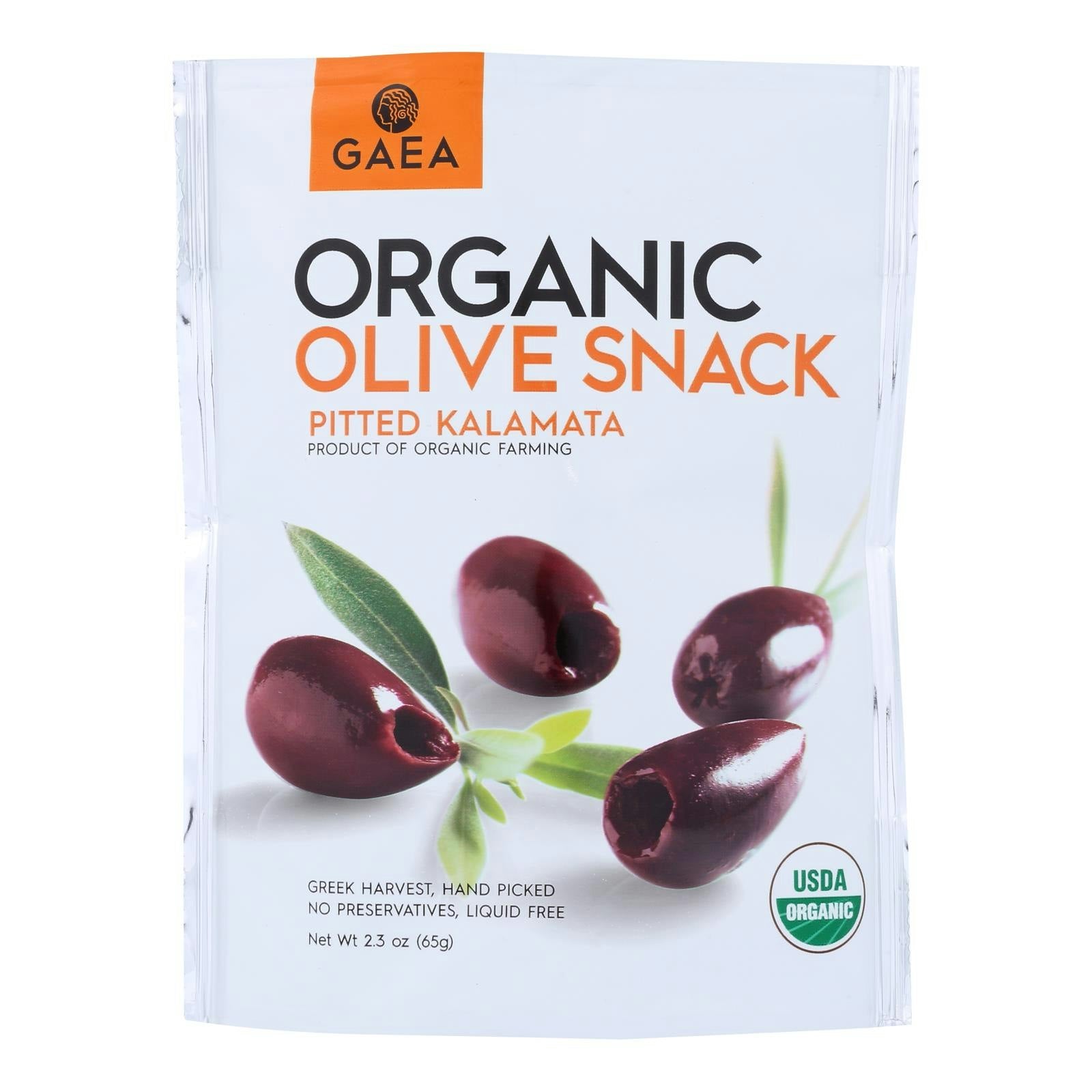 Gaea N America Olives Kalamata Snkpk Organic 2.3 Oz Pack of 8