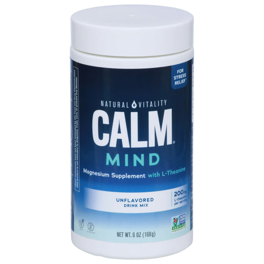 Natural Vitality Calm Mind Unflavored Powder 6 Oz